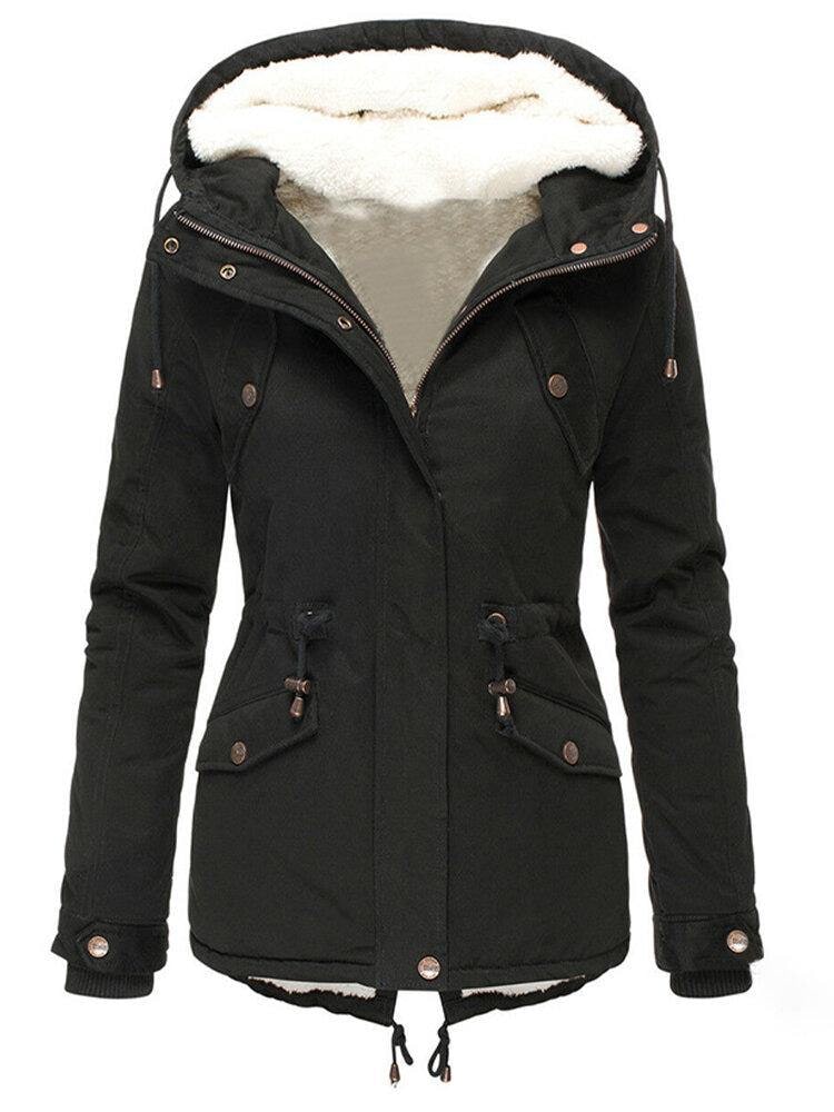 Hooded Winter Parka with Fleece Lining, Warm Winter Jacket 7