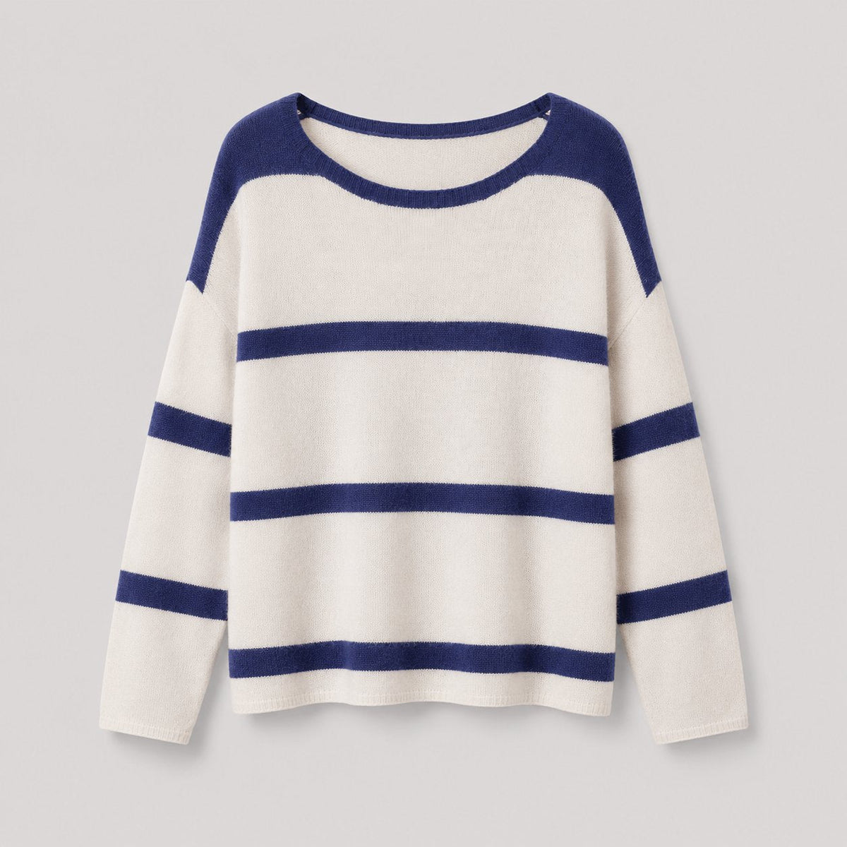 Coastal Stripe Sweater in Striped - flat product shot
