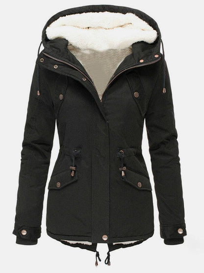 Hooded Winter Parka with Fleece Lining, Warm Winter Jacket 6