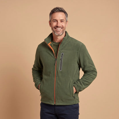 Thermal Jacket with Chest Pocket, Men's Fleece Jacket 1