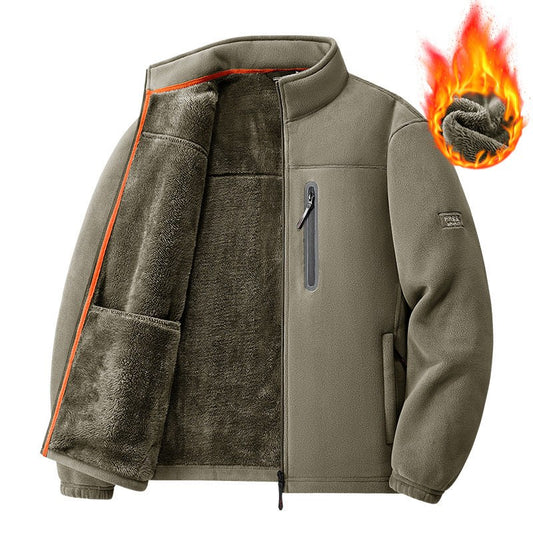 Thermal Jacket with Chest Pocket, Men's Fleece Jacket 1