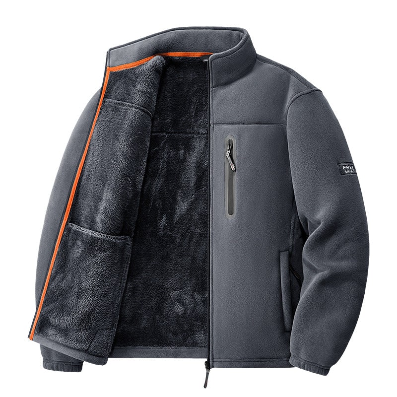 Thermal Jacket with Chest Pocket, Men's Fleece Jacket 3