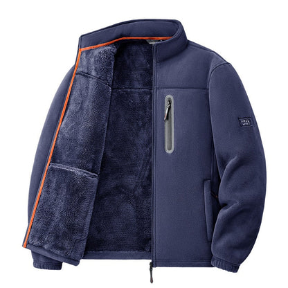 Thermal Jacket with Chest Pocket, Men's Fleece Jacket 5
