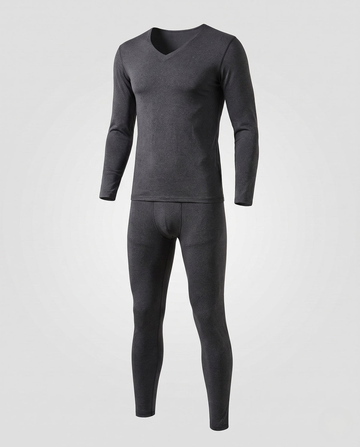 Thermal Shirt for Men, Long Sleeve V Neck Base Layer 2