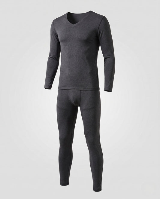 Thermal Shirt for Men, Long Sleeve V Neck Base Layer 2
