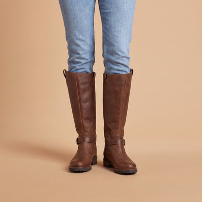Waterproof Knee High Riding Boots, Insulated Winter Boots 1