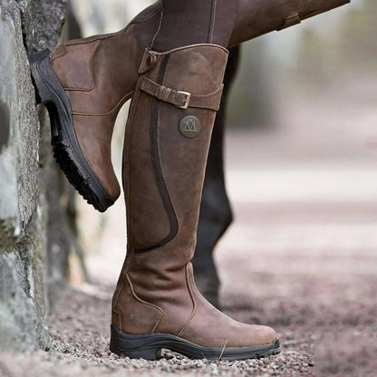 Waterproof Knee High Riding Boots, Insulated Winter Boots 3