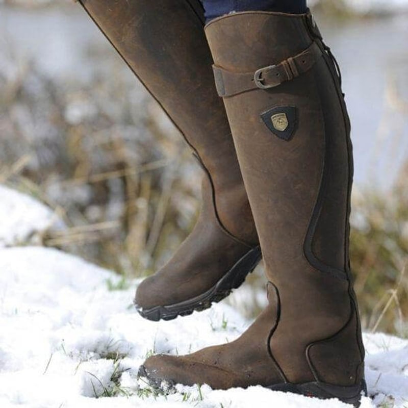 Waterproof Knee High Riding Boots, Insulated Winter Boots 4