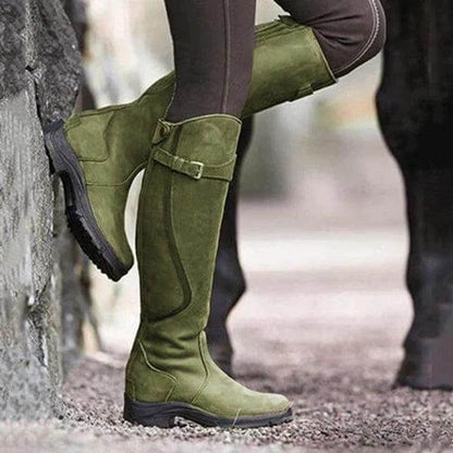 Waterproof Knee High Riding Boots, Insulated Winter Boots 7