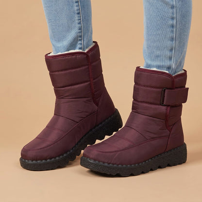 Winter Boots Waterproof, Quilted Anti Slip Snow Boots 1