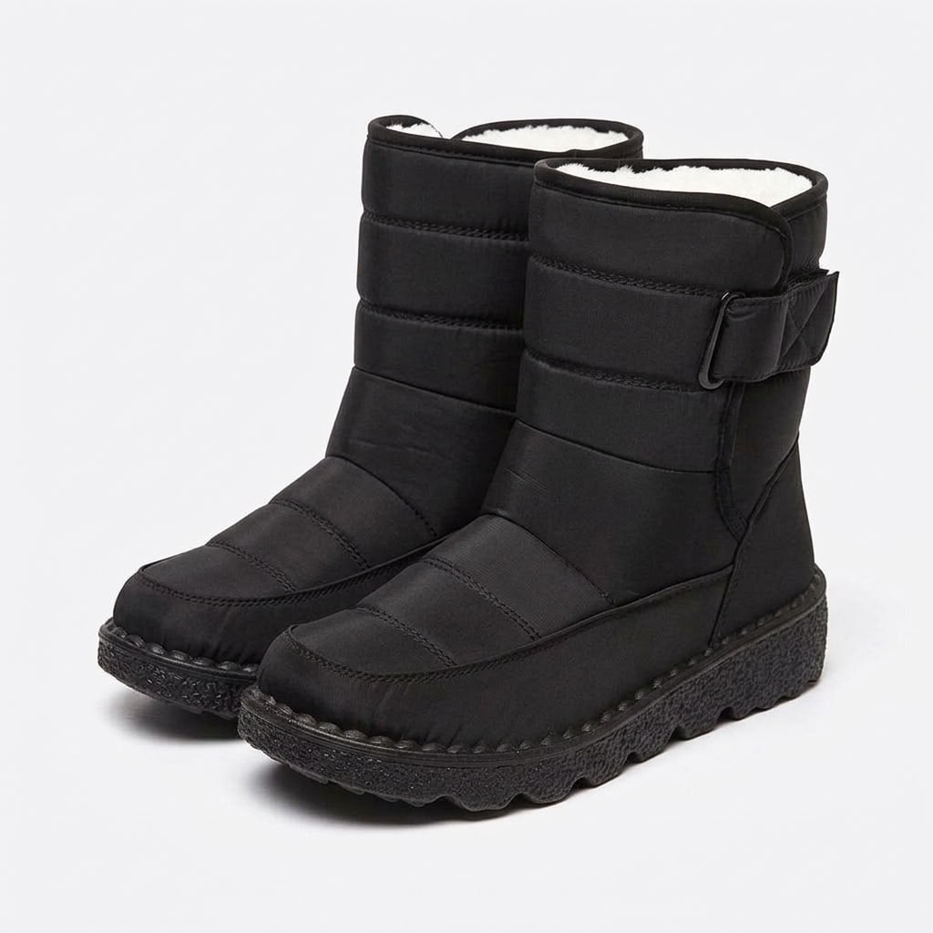 Winter Boots Waterproof, Quilted Anti Slip Snow Boots 2