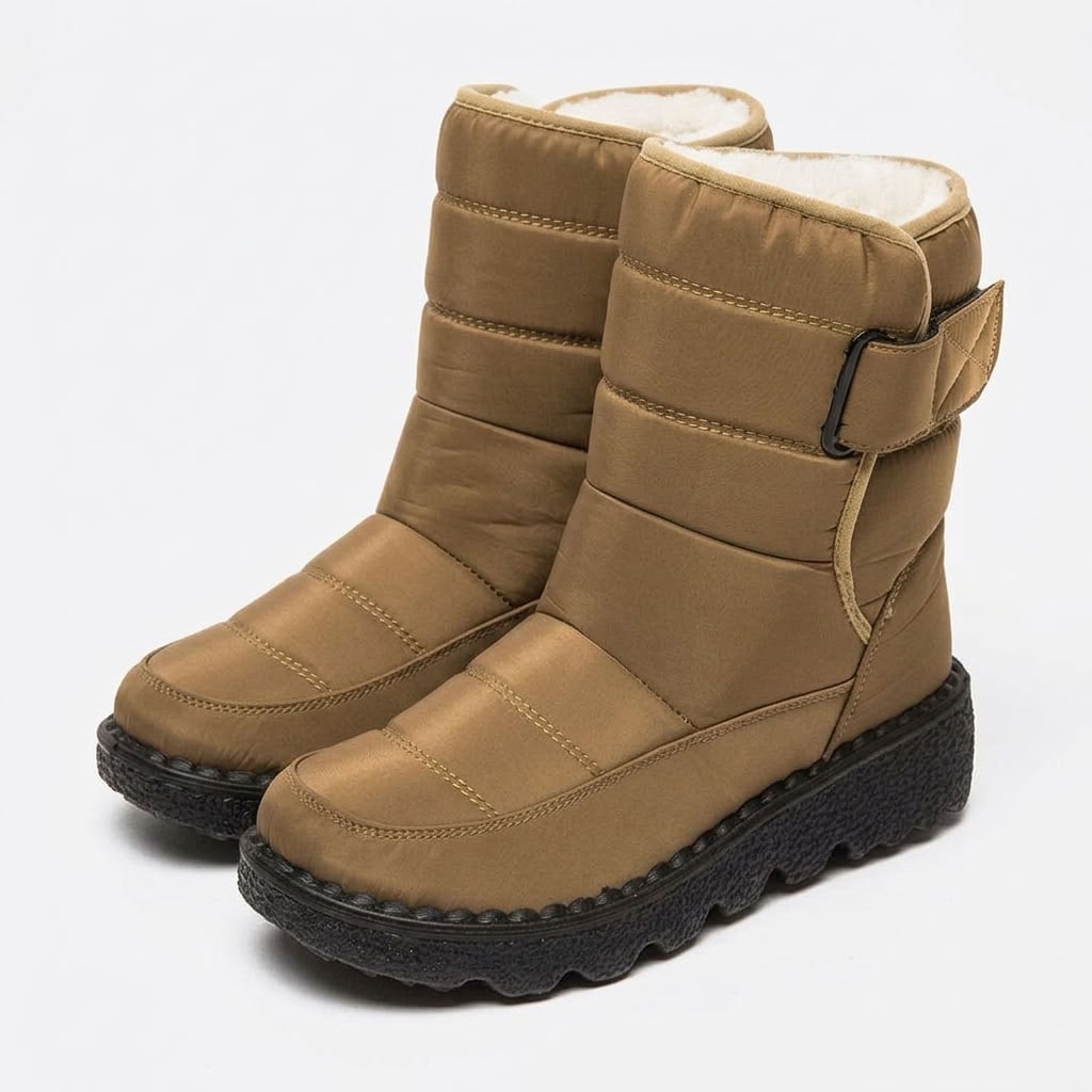 Winter Boots Waterproof, Quilted Anti Slip Snow Boots 5