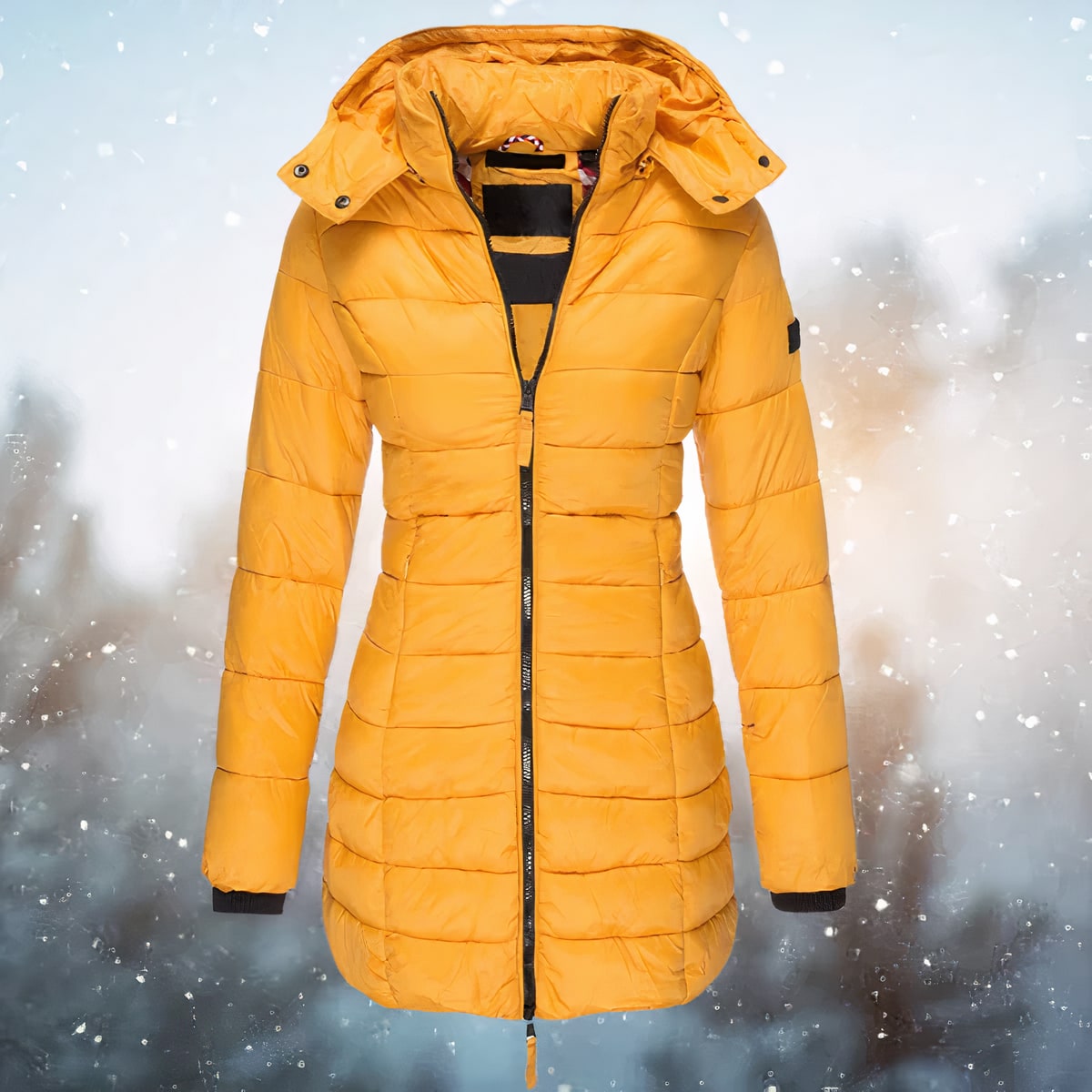 Puffer Jacket for Women, Tailored Hooded Winter Jacket 3