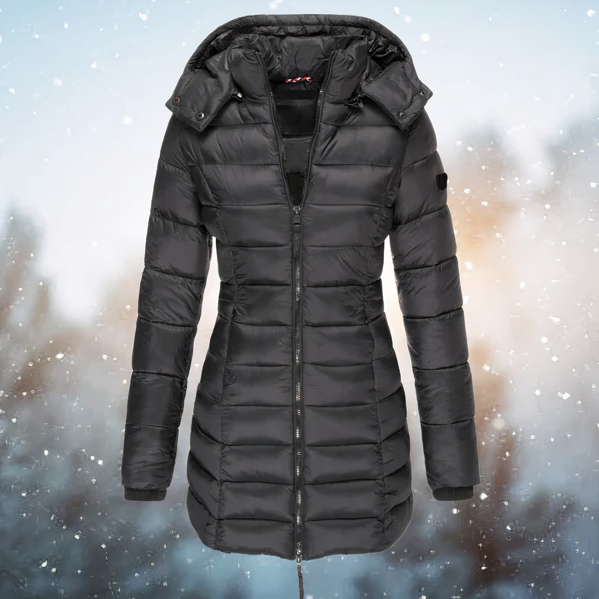 Puffer Jacket for Women, Tailored Hooded Winter Jacket 5